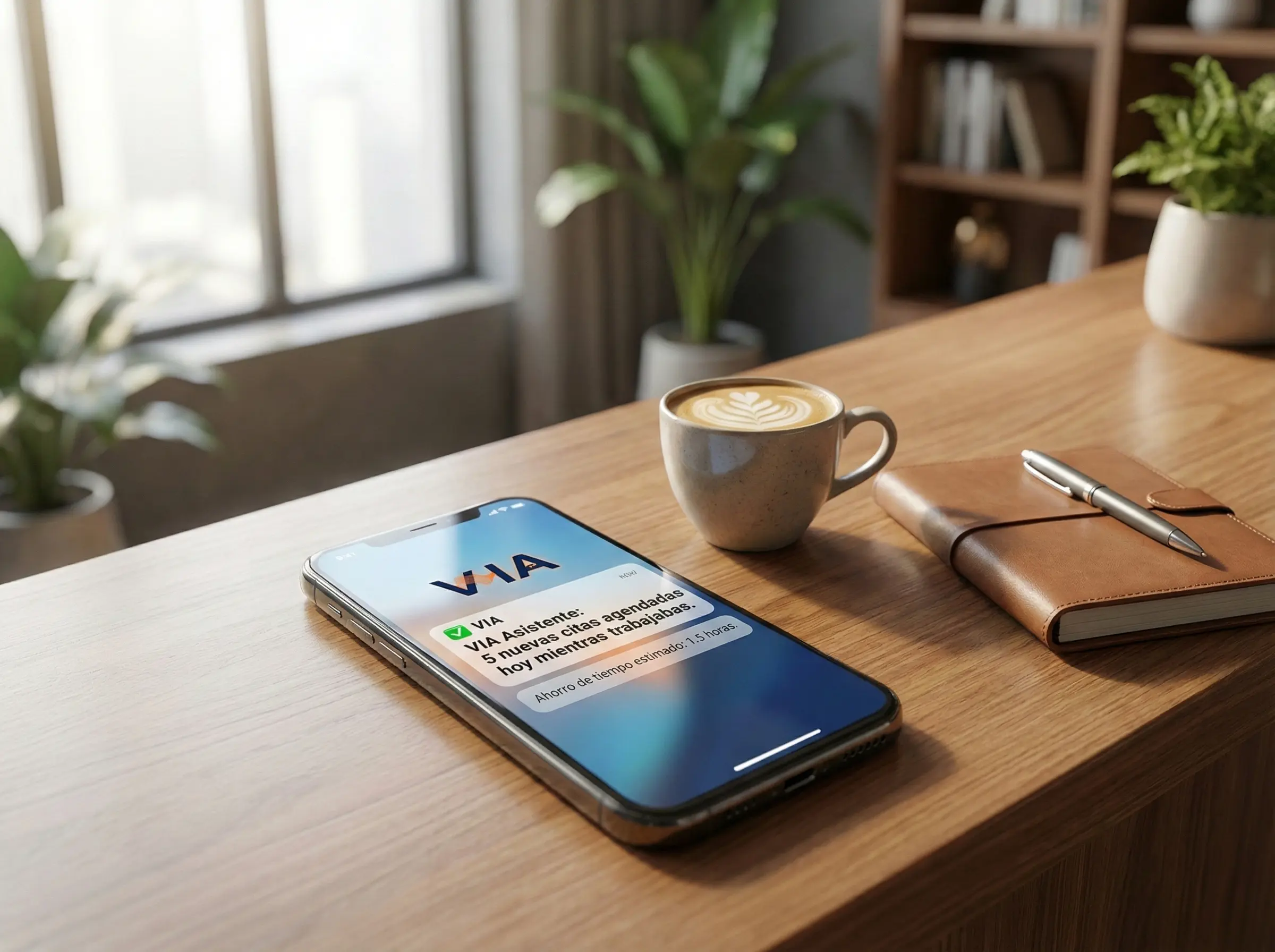 Dueño de negocio feliz gestionando llamadas